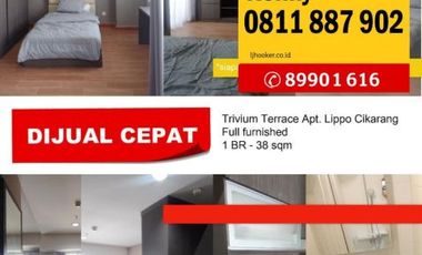 Dijual Cepat Apartement Trivium Terrace Lippo Cikarang Full Furnished