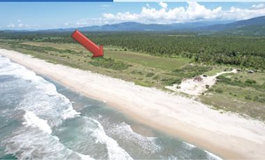 3 hectáreas en venta a pie de playa a 35 min. de Puerto Escondido