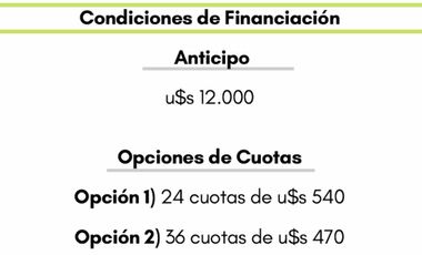 Loteo Tierra  Linda, anticipo y cuotas