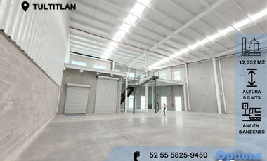 Tultitlán, area for rent in industrial park
