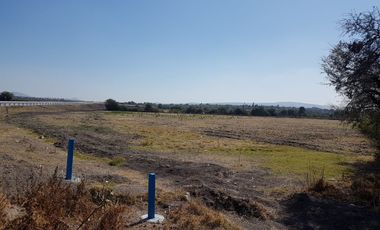 Renta de terreno frente a la planta Toyota a pie de carretera