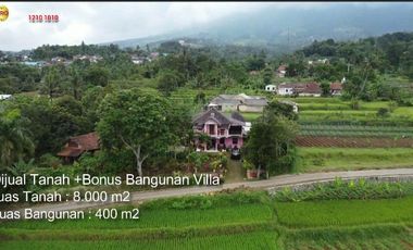 Dijual Tanah Bonus Bangunan Villa - Pasirjaya, Cigombong, Kabupaten Bogor