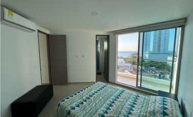 Apartamento amoblado frente al mar