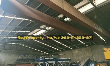 SEWA GUDANG di Cakung Cilincing 5700 m2 Dgn Overhead Crane
