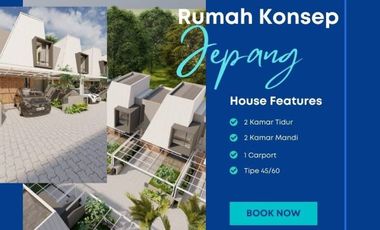 Hunian bergengsi konsep jepang harga 300Jtan 2 Lantai Booking Unitnya Yuu