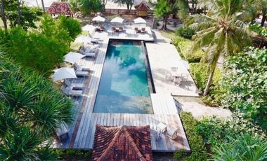 Dijual Hotel Bintang 3 Tepi Pantai Gili Trawangan