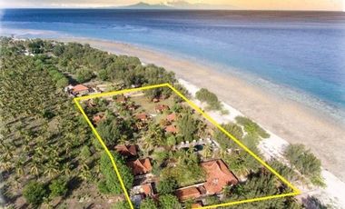 Dijual Hotel Bintang 3 Tepi Pantai Gili Trawangan
