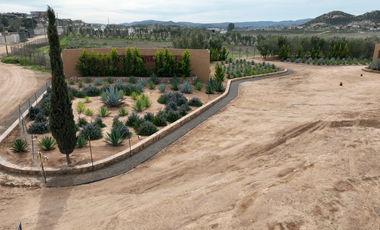 ULTIMO TERRENO DE 3267 M2 EN PRIVADA CON SEGURIDAD 24 HRS. EN VALLE DE GUADALUPE