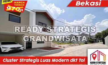 READY Cluster Strategis Ekslusif At Grandwisata Bekasi dkt Tol Mall