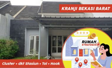 Cluster Kranji Strategis Luas Huk Pojok Jl 10m dkt Stasiun Tol Jakarta