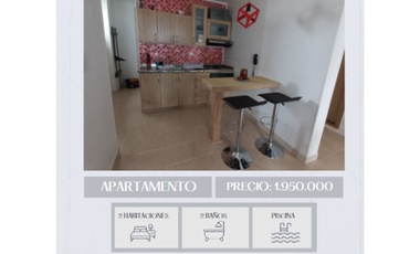 APARTAMENTO DE 2 HABITACIONES AMOBLADO EN EL NORTE DE ARMENIA