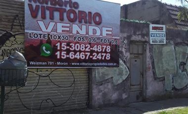 CASA ANTIGUA - LOTE DE 10X32 HAEDO SUR