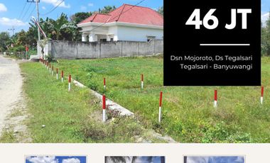 Tanah dijual di Kampungbaru, Genteng, Banyuwangi, Jawa Timur