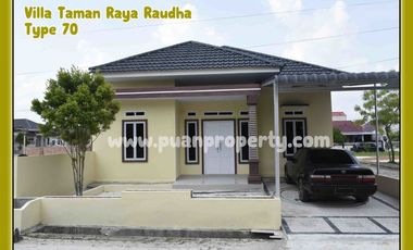 dijual rumah cluster dekat jalan srikandi harga terjangkau