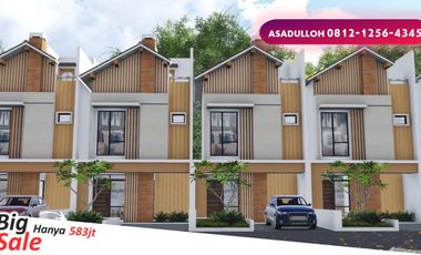 Rumah Murah Bandung Barat di Cihanjuang dekat Cimahi dan Sariwangi Cash 583 juta