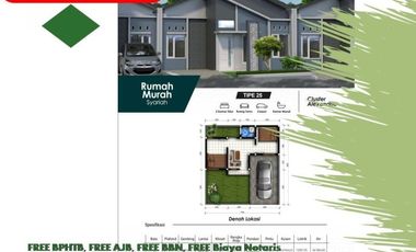 VIEW KATU BEBAS BANJIR RUMAH MURAH MALANG TIPE 25