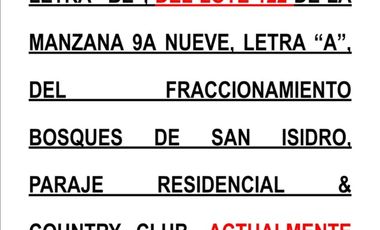 GRAN TERRENO EN VENTA