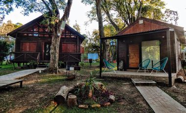 VENTA - COMPLEJO TURÍSTICO  DE 7 CABAÑAS - PISCINA Y PARRILLA - OLIVEROS