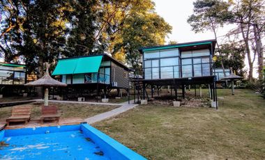 VENTA - COMPLEJO TURÍSTICO  DE 7 CABAÑAS - PISCINA Y PARRILLA - OLIVEROS