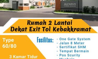 RUMAH 2 LANTAI MODERN DEKAT EXIT TOL LOKASI STRATEGIS DEKAT JALAN NASIONAL SOLO