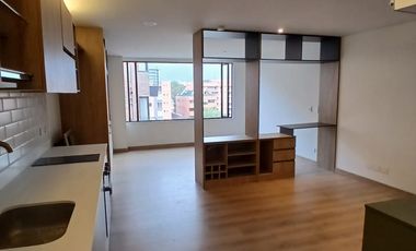 apartaestudio en arriendo en santa barbara alta-usaquén. Cod A51722