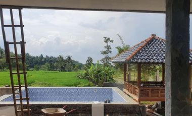 Jual villa view bagus pegunungan desa wisata cihanjawar Bojong Purwakarta Jawa barat Indonesia