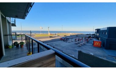 Departamento de 2 ambientes, vista al mar, cochera. Zona Constitución.