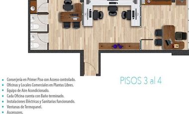 Oficina en Venta en COD36738 Oficina Vicuña Mackenna