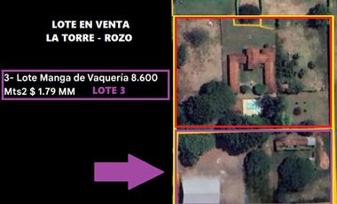LOTE EN VENTA LA TORRE - ROZO. Cod V6379