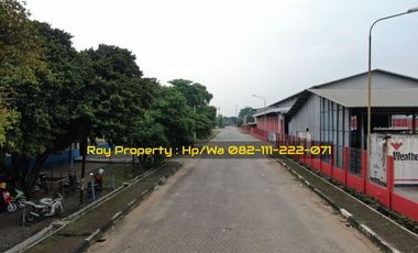 Disewakan Tanah dan Gudang di Raya Narogong Bekasi Jabar