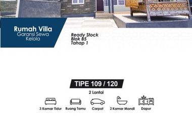 Rumah villa ready stock di kota wisata batu