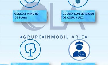 TERRENOS CON SERVICIOS EN LA BARRA DE COLOTEPEC CON CERCANÍA A PLAYA