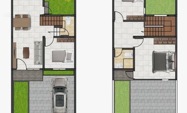 Ruko Modern 2 lt di Bulak Macan, Harapan Jaya, Bekasi Utara