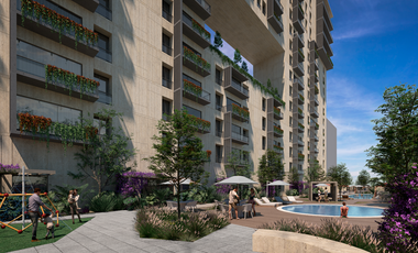 Departamento de lujo con amenidades en preventa en Sta. Gertrudis C. Mérida Nte