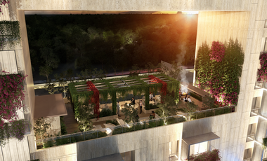 Departamento de lujo con amenidades en preventa en Sta. Gertrudis C. Mérida Nte