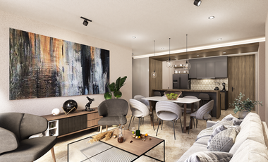 Departamento de lujo con amenidades en preventa en Sta. Gertrudis C. Mérida Nte