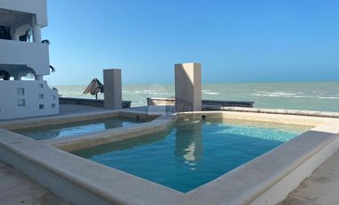 Departamento en Renta Frente al Mar de Chicxulub Puerto en Yucatán