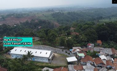 Dijual Pabrik AMDK Desa Pasir Buncir Caringin Bogor | Lt : 1,6 Ha | Rp 45 Milyar