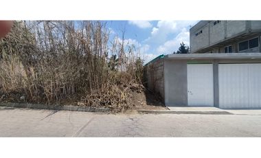 LOTE EN VENTA ESQUINA ACUITLAPILCO MUY CERCA DE LA IGLESIA