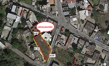 VENTA TERRENO PLANO EN 1ER PRIV DE ADOLFO LOPEZ MATEOS,  COL. OCOTLAN, TLAXCALA.