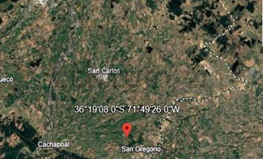 Terreno de 10.000 m2 a 1 km de la Ruta 5, en Ñiquén, Región de Ñuble.