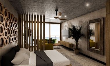 Departamentos (Mod. B) en la playa en COPROPIEDAD en Rosa Palmar, Sisal Yucatán