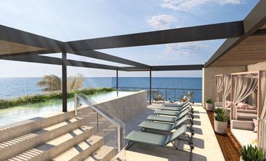 Departamentos (Mod. B) en la playa en COPROPIEDAD en Rosa Palmar, Sisal Yucatán