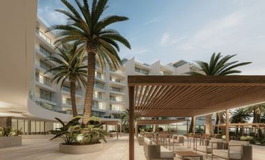 Condo frente al mar, alberca, terraza en cada departamento, cuarto de lavado,Jac