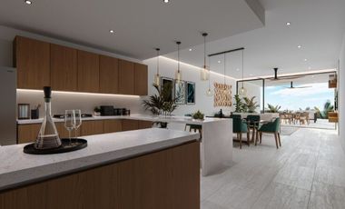 Condo frente al mar, alberca, terraza en cada departamento, cuarto de lavado,Jac