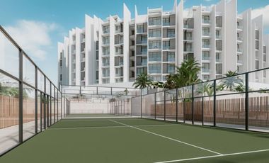 Condo frente al mar, alberca, terraza en cada departamento, cuarto de lavado,Jac