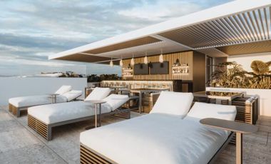 Condo frente al mar, alberca, terraza en cada departamento, cuarto de lavado,Jac