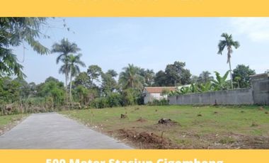 Tanah Kavling, 6 Menit Tol Cigombong, 1 jt-An Permeter, SHM