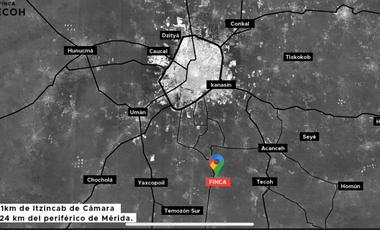 Hermosa Finca de 103 hectáreas  en venta cerca de Mérida