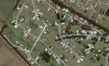 En venta Lote Barrancas de San Benito, Chapadmalal, Fondo de Arroyo.